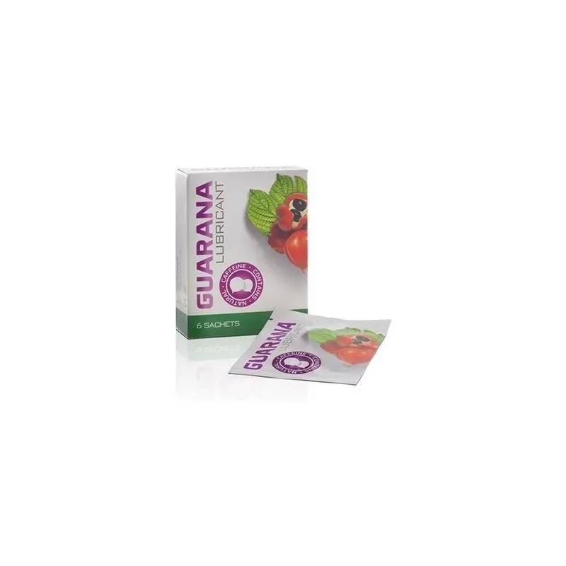 Monodosis Lubricante Guarana 6 x 4 ml – Base de Agua