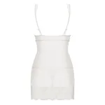 853-CHE-2 Chemise y Tanga Color Blanco