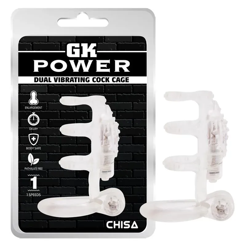 Funda para el Pene Dual Vibrating Cock Cage – Fundas Pene