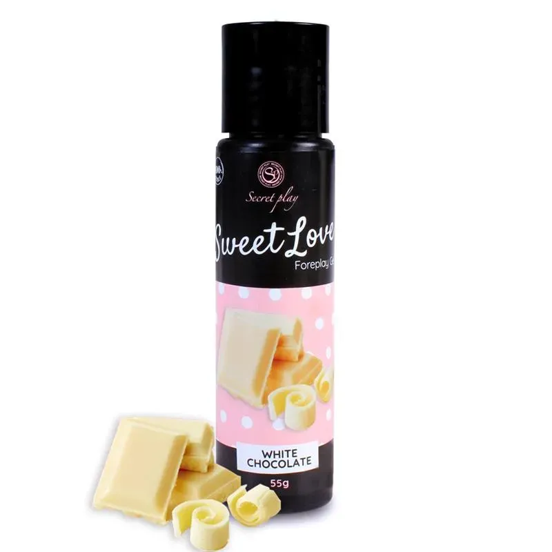 Sweet Love Lubricante Chocolate Blanco  60 ml – Comestibles 100%
