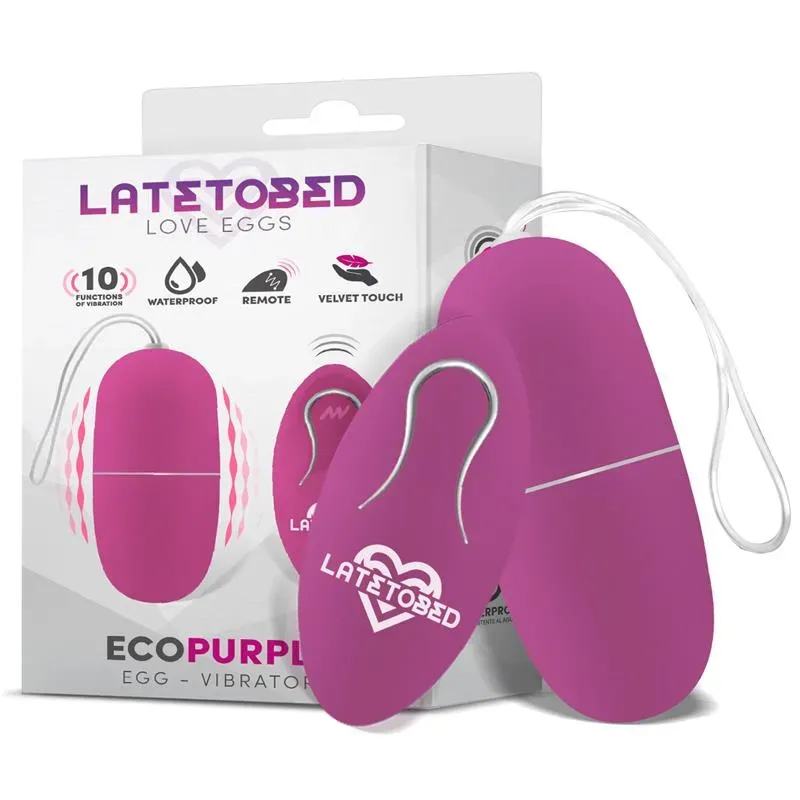 Ecopurple Huevo Vibrador con Control Remoto – Huevos Vibradores