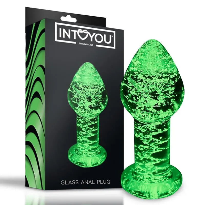 Plug Anal de Cristal que Brilla en la Oscuridad – Anal