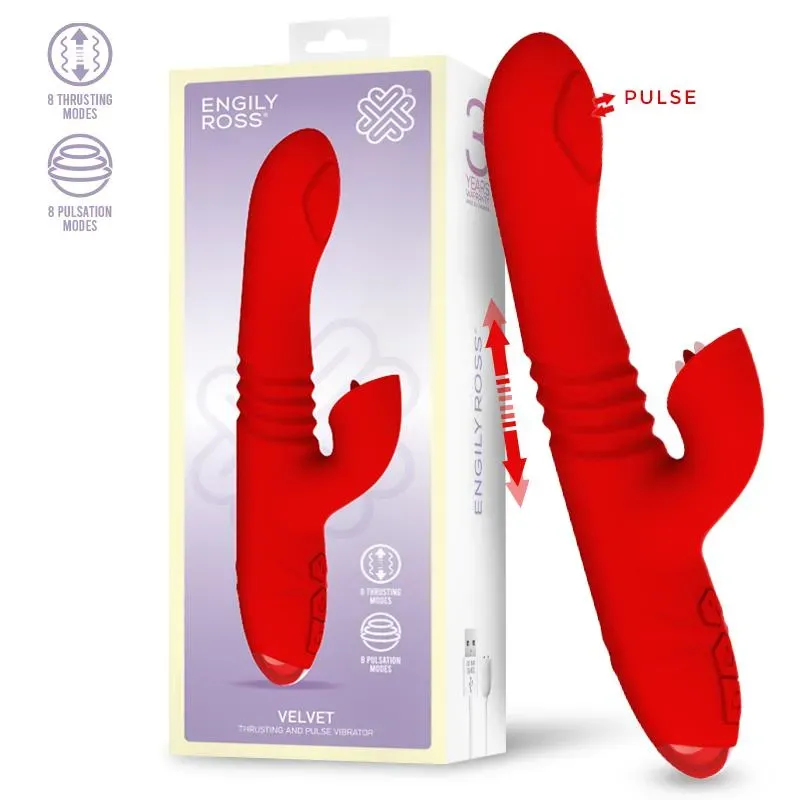 Velvet Vibrador con Thrusting y Pulsación – Vibradores