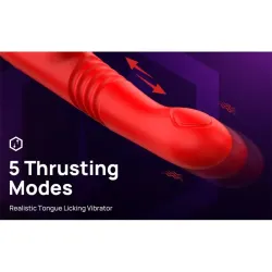 Velvet Vibrador con Thrusting y Pulsación