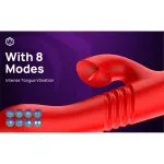 Velvet Vibrador con Thrusting y Pulsación