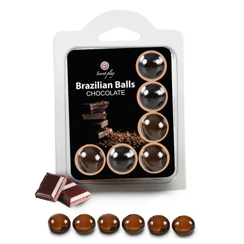 Brazilian Balls Set 6 Chocolate – Aceites/Cremas de Masaje