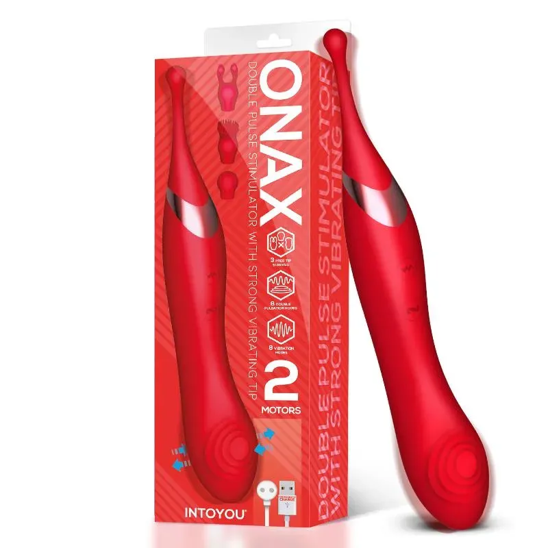 Onax Estimulador Doble Vibrador de Punto y Doble Pulsación USB – Estimuladores