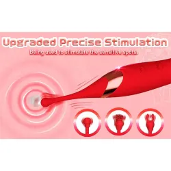 Onax Estimulador Doble Vibrador de Punto y Doble Pulsación USB