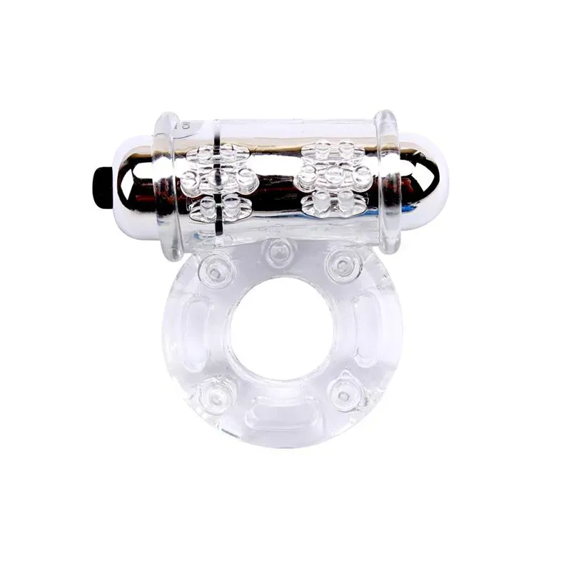 Anillo Vibrador para el Pene Bull Ring Transparente – Accesorios Pene