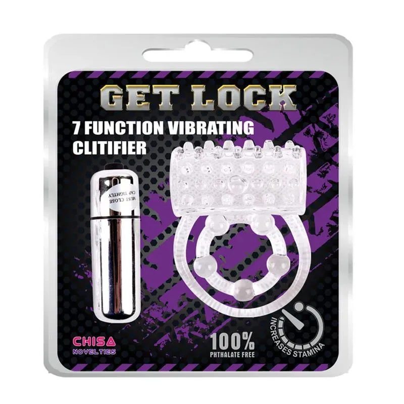 Anillo Vibrador para el Pene Clear Transparente – Accesorios Pene