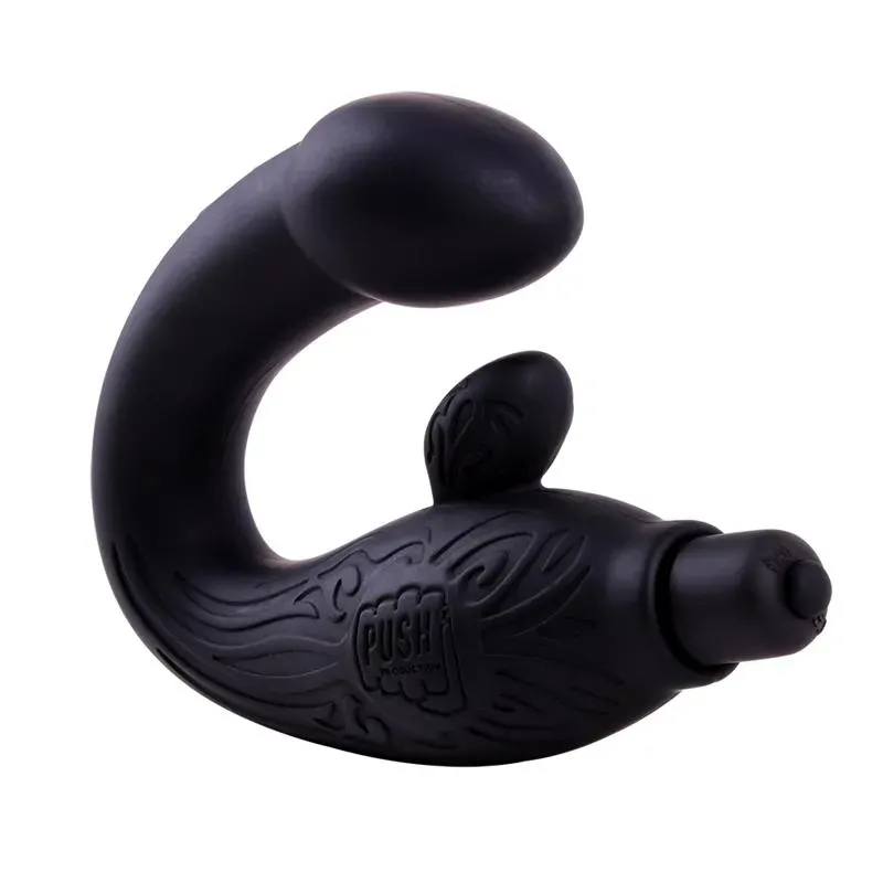 Masajeador Prostático Silicona Negro – Anal