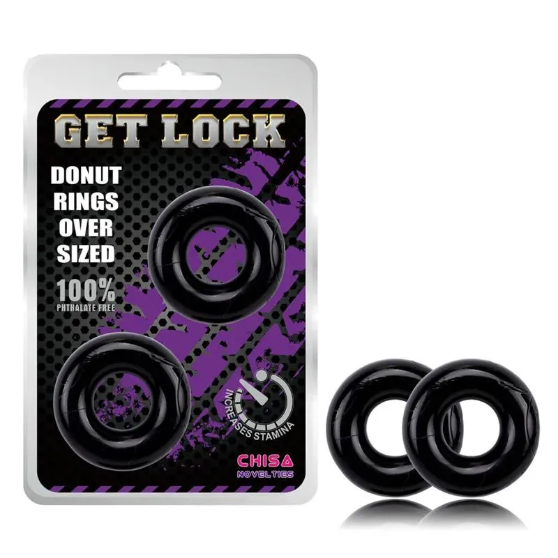 Anillos para el Pene Donut Negro – Anillos Pene