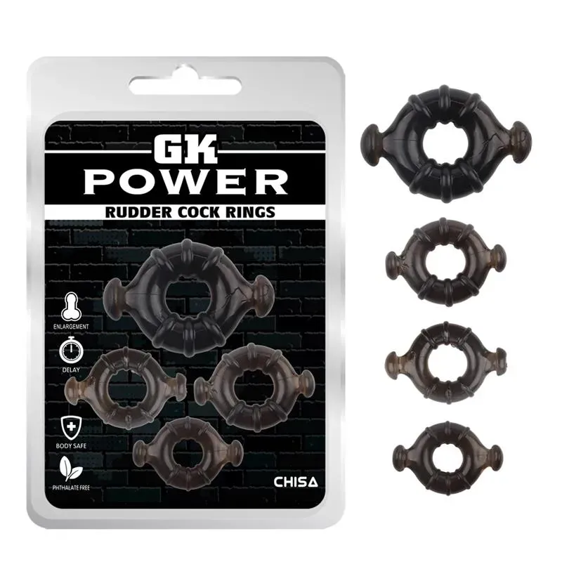 Anillos para el Pene Rudder Negro – Anillos Pene