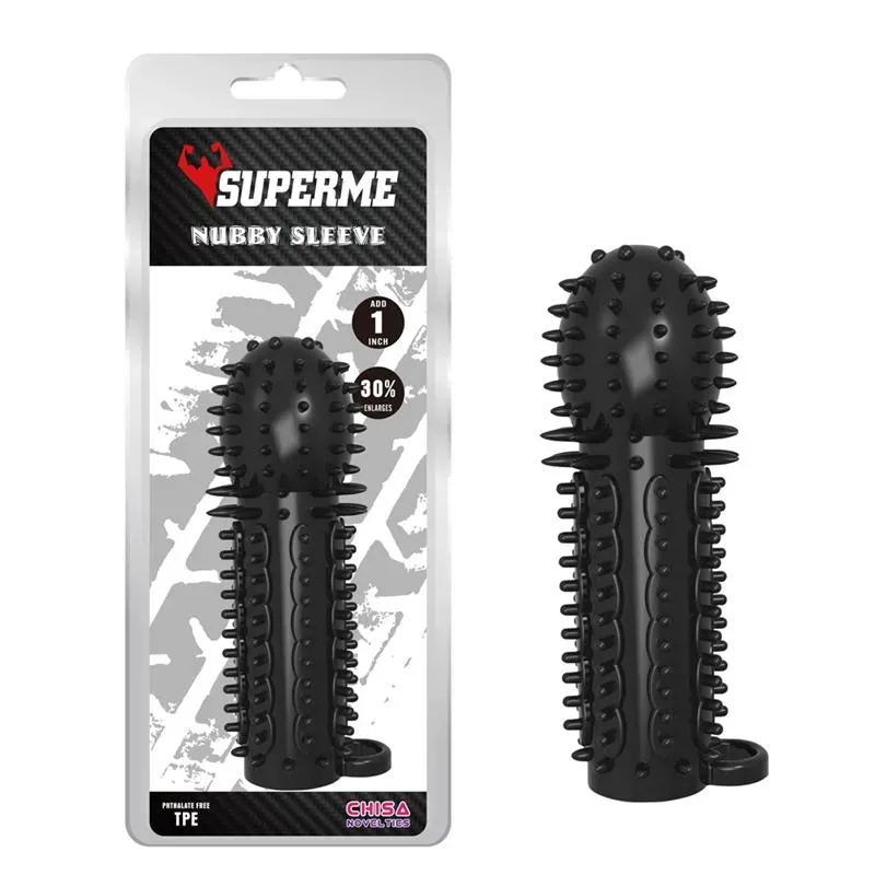 Funda para el Pene Nubby Negro – Accesorios Pene
