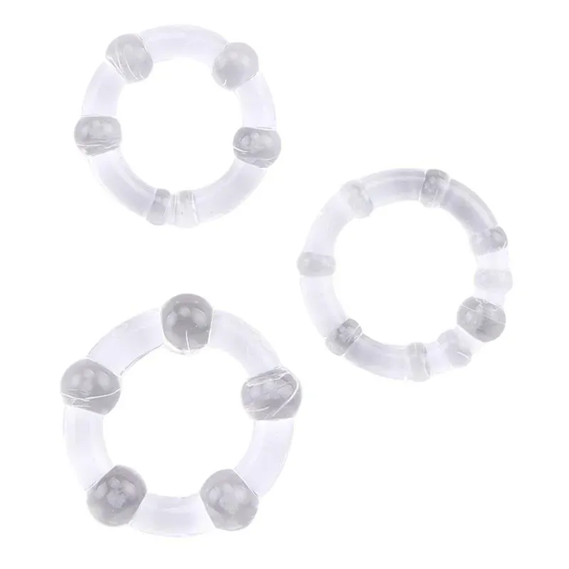 Anillos para el Pene Beaded Transparente – Accesorios Pene