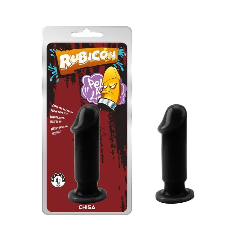 Plug Anal Evil Talla M 12.5 x 3.7 cm Negro – Anal