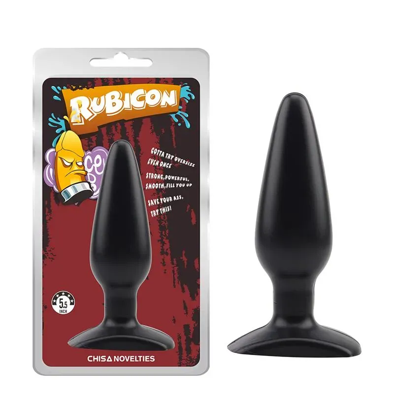 Plug Anal Rubicon 13.5 x 4.5 cm Negro – Anal