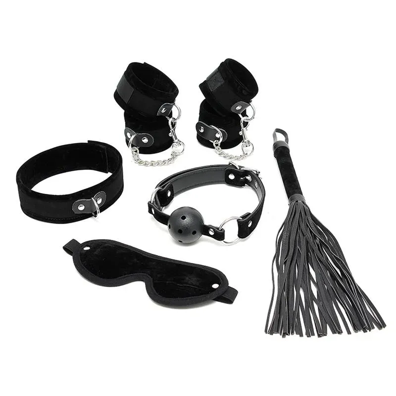 Rimba Bondage Play Set de Bondage 6 Piezas Color Negro – Kits