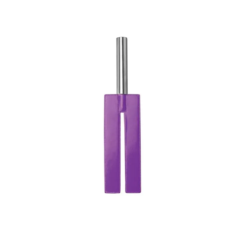 Shots Ouch! Whips and Paddles Leather Pala Abierta Lila – Sado