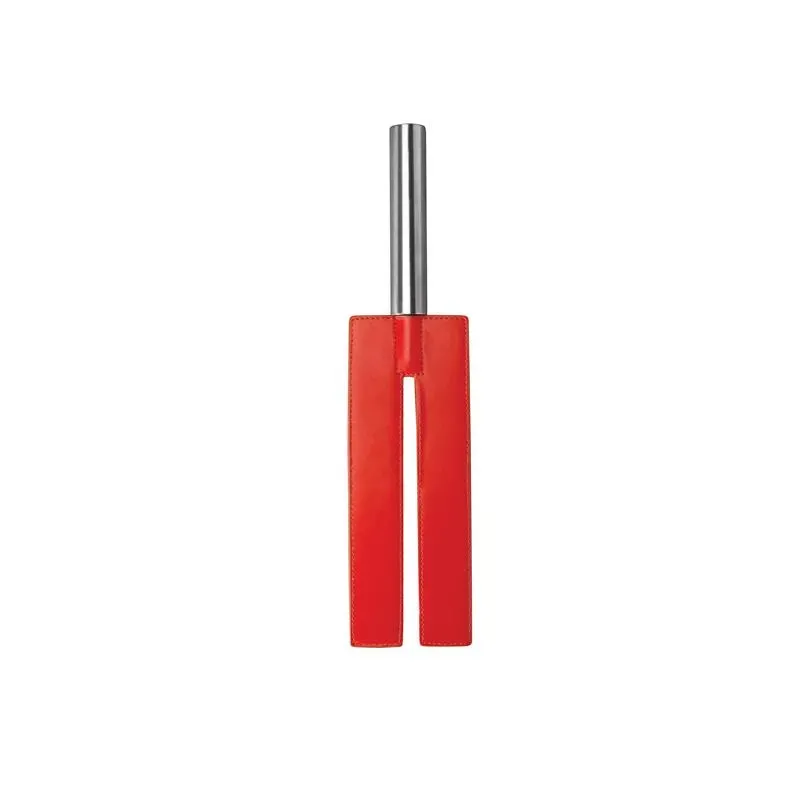 Shots Ouch! Whips and Paddles Leather Pala Abierta Rojo – Sado