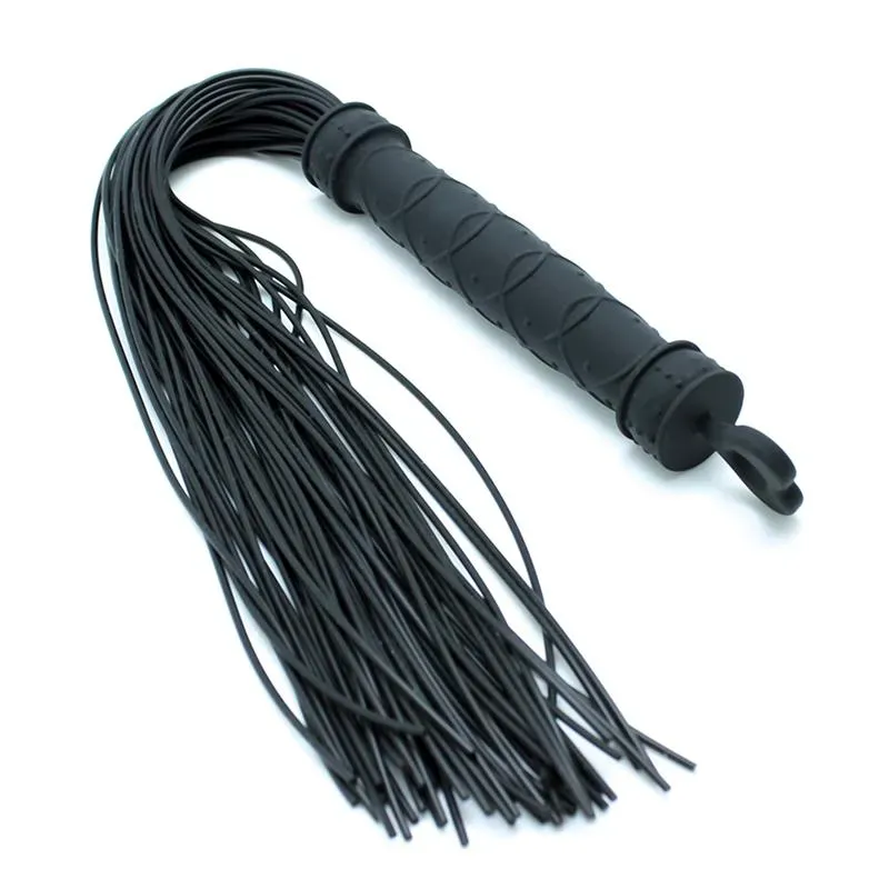 Rimba Latex Play Flogger 46 cm – Fustas, Floggers y Palas