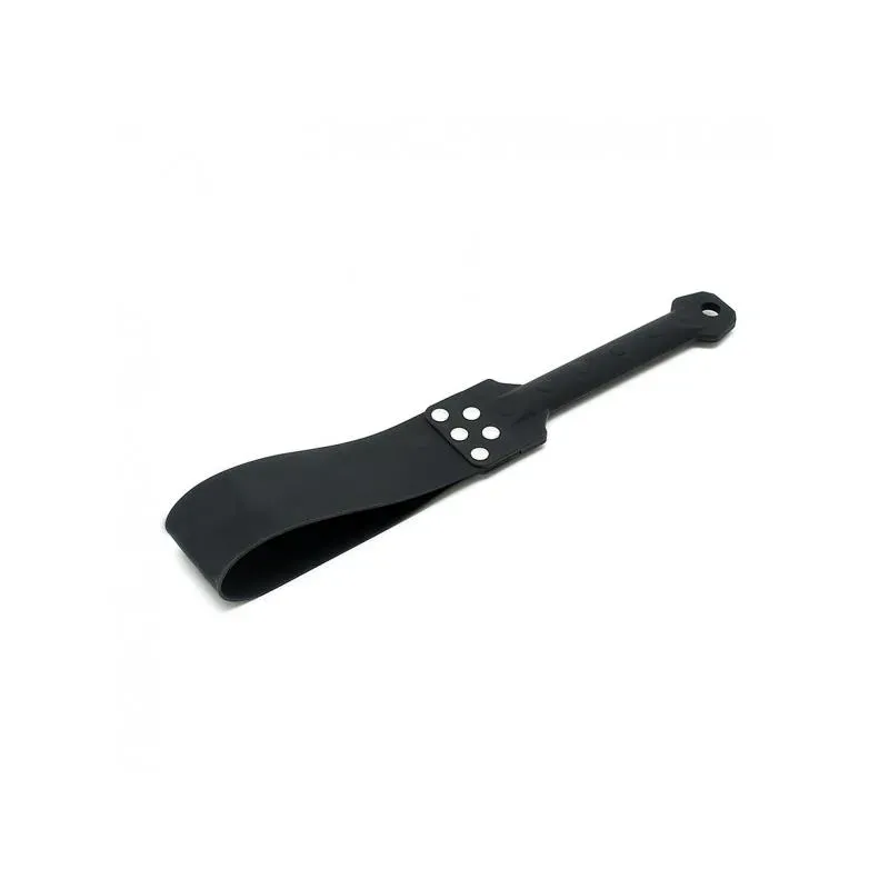 Rimba Latex Play Pala Color Negro – Fustas, Floggers y Palas
