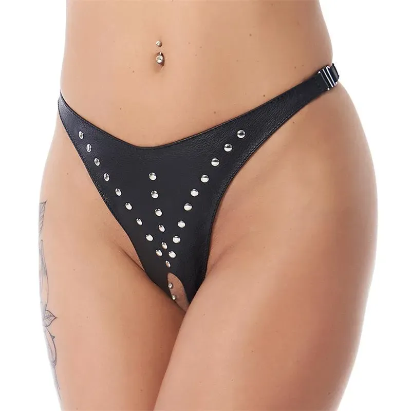 Braguitas Abiertas con Tachuelas Talla Única – Braguitas/Tangas/Culottes