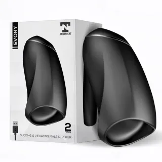 Evony Masturbador Masculino Sexo Oral Succión y Vibración 2 Motores USB Silicona