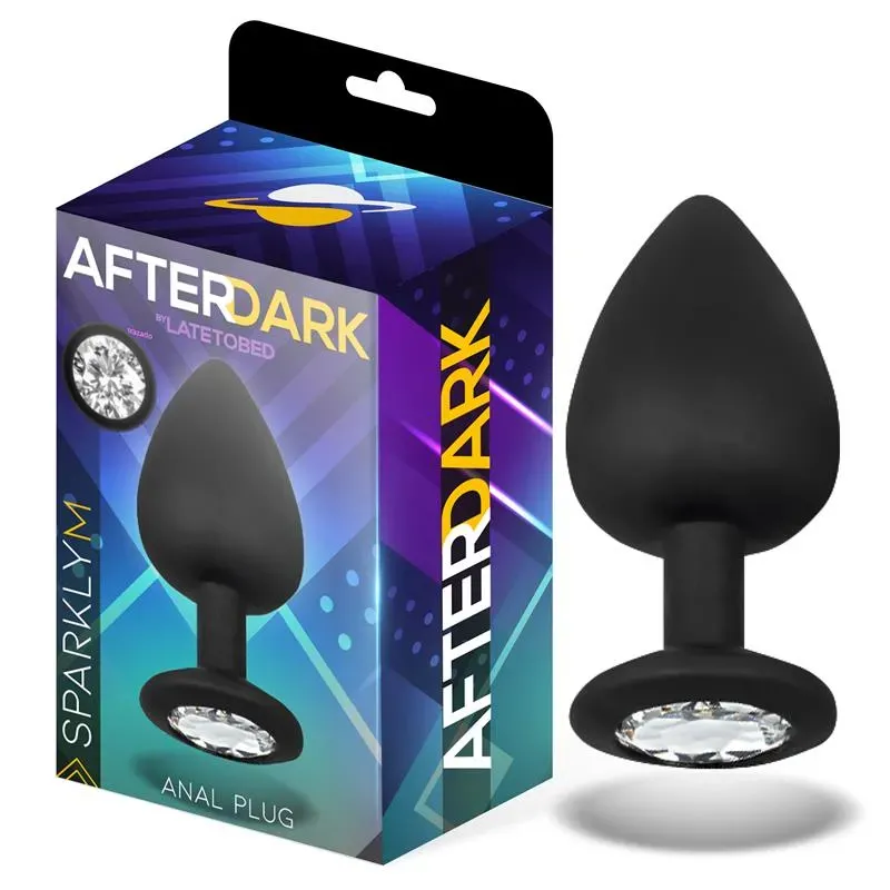 Sparkly Plug Anal Silicona Talla M 8 cm x 3.5 cm – Anal