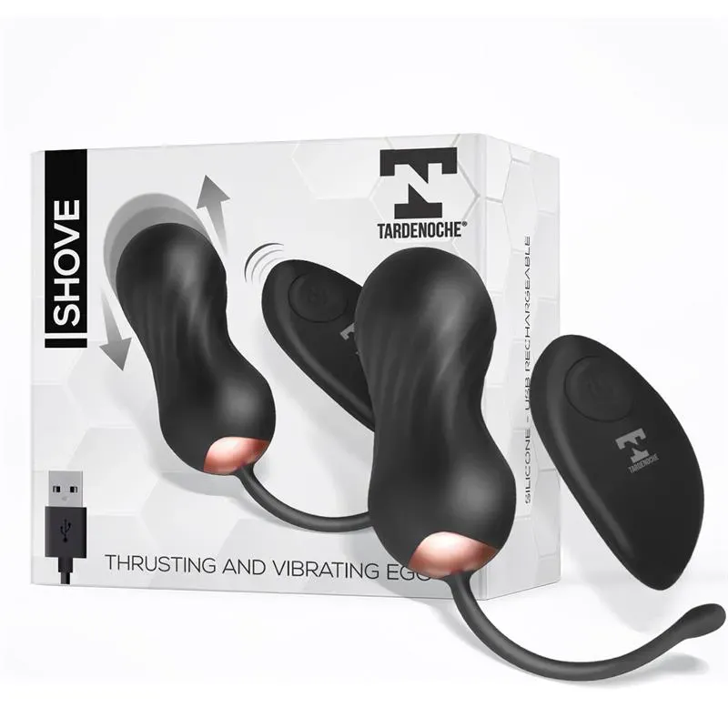 Shove Huevo con Movimiento Thrusting y Vibrador con Control Remoto – Huevos Vibradores