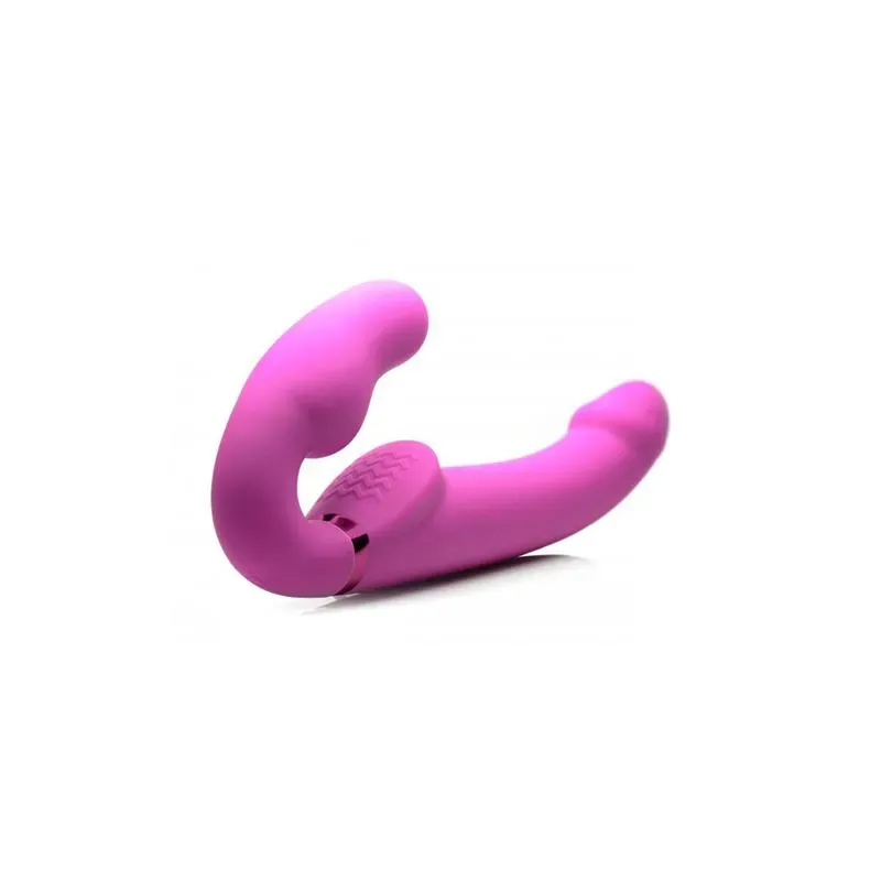 Inflatable Vibrador Doble Funcion Inflable Control Remoto Rosa – Vibradores
