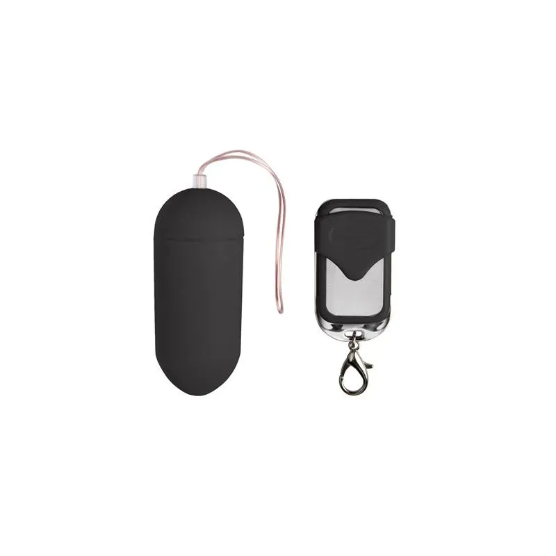 Huevo Vibrador Control Remoto 10 Funciones Negro – Huevos Vibradores