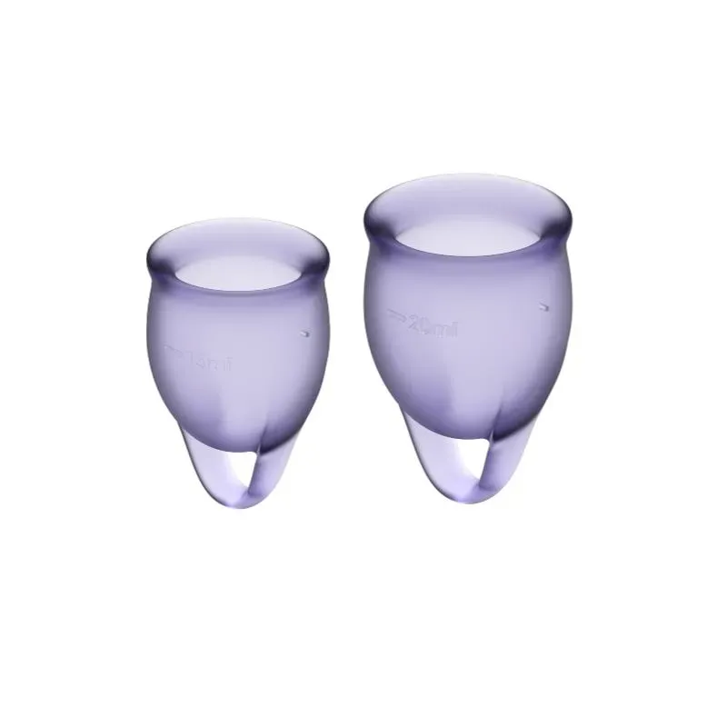 Copas Menstruales Feel Confident Lilla Pack de 2 – Copas Vaginales