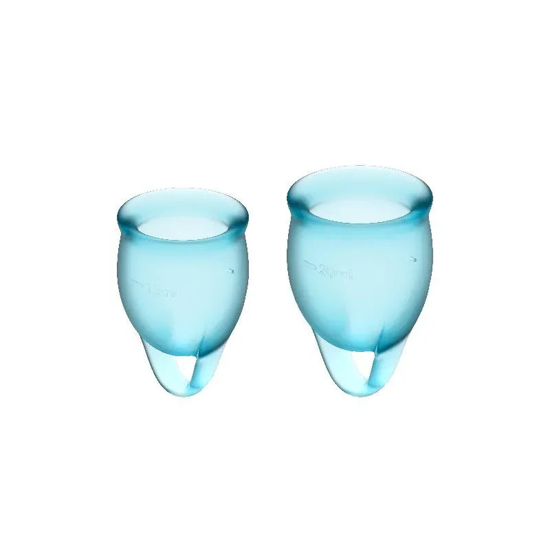 Copas Menstruales Feel Confident Light Blue Pack de 2 – Limpieza íntima