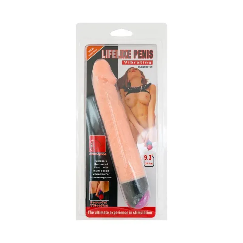 Vibrador Lifelike Penis 9,3 (23,5 cm) Color Natural – Vibradores
