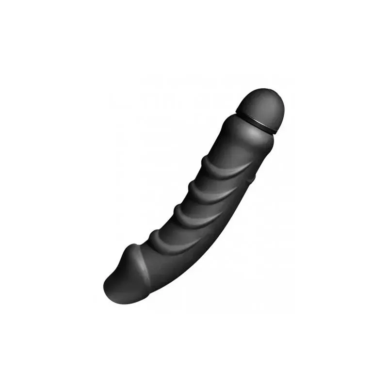 Vibrador Punto P Silicona Negro – Anal