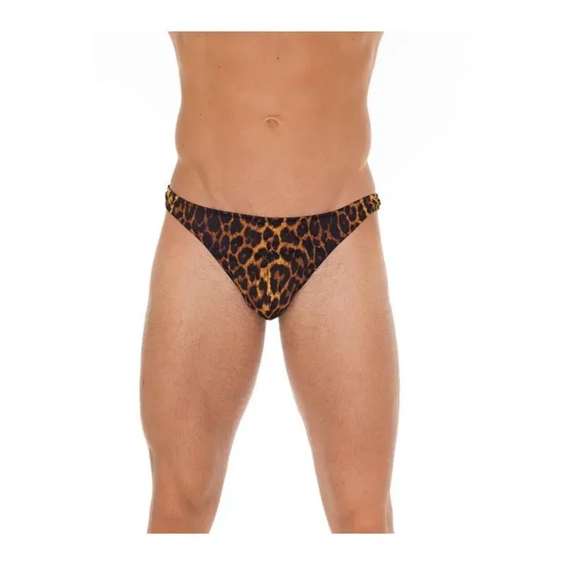 Tanga Leopardo Talla Única – Slips, Tangas y Boxers