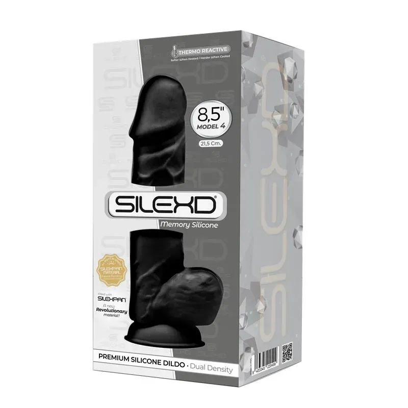 Dildo Dual Density Mod. 4 - 8.5 Negro – Dildos