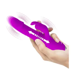 Dorothy Vibrador con Función Up and Down USB Púrpura