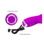 Dorothy Vibrador con Función Up and Down USB Púrpura
