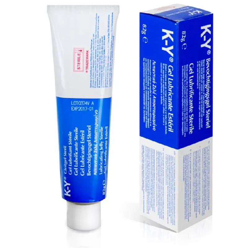 K-Y Gel Lubricante Estéril 82 gr – Base de Agua