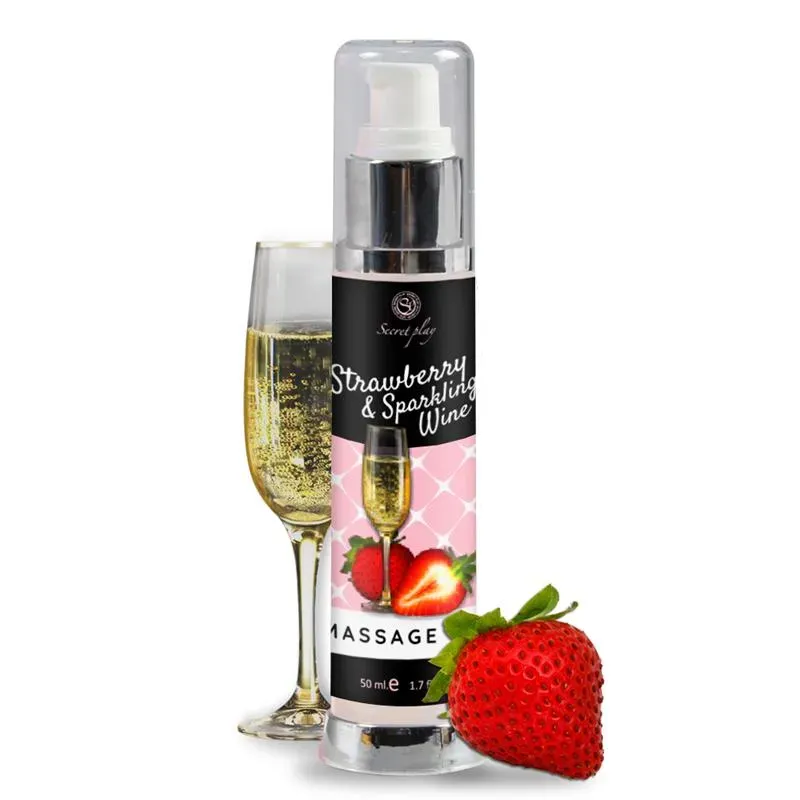 Aceite de Masaje Fresas y Cava – Aceites/Cremas de Masaje