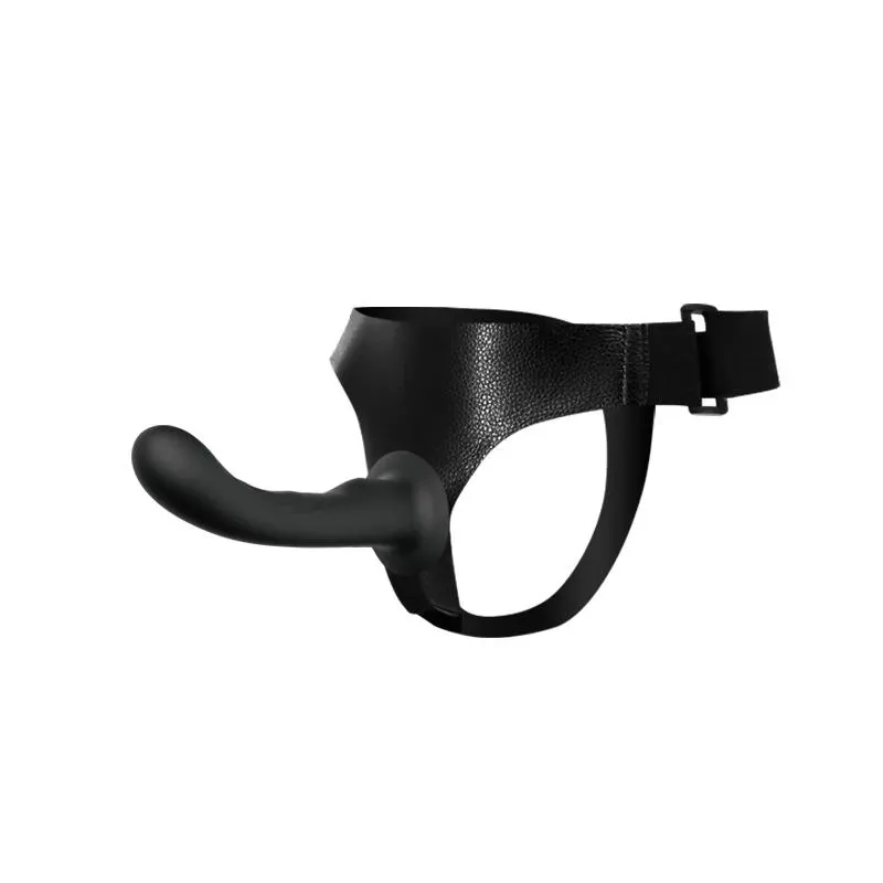 Arnés con Dildo de Silicona Negro – Arneses