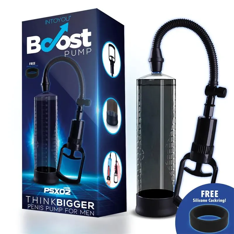 Bomba Manual para el Pene PSX02 Negra – Alargamiento del Pene