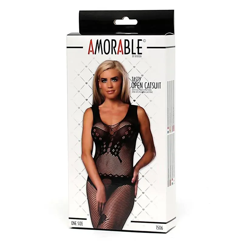 Bodystocking Abierto Mariposa Talla Unica – Bodystocking/Catsuits