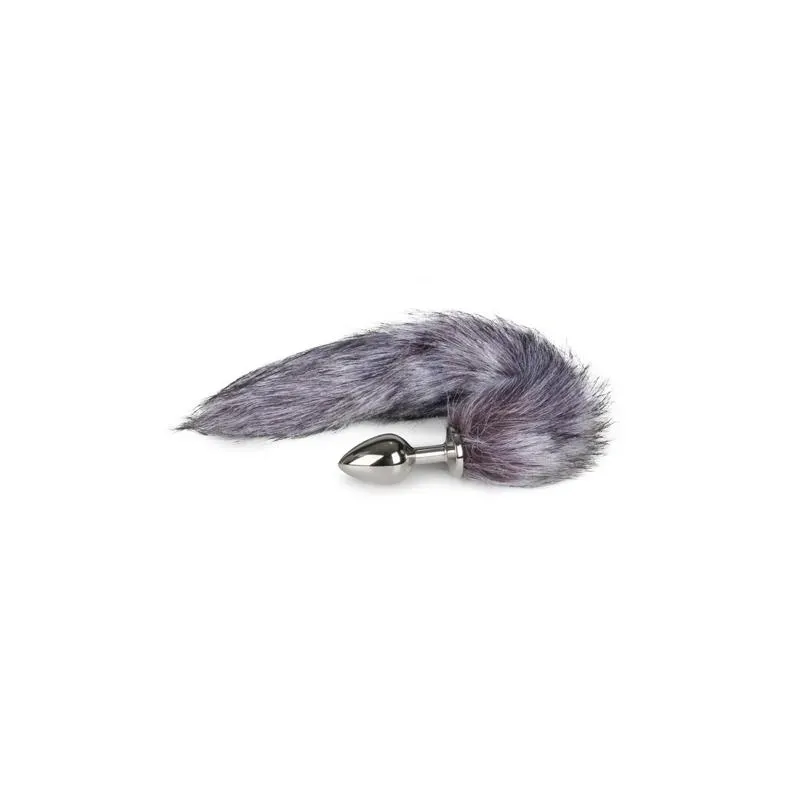 Plug con Cola de Zorro No. 6 - Plata – Plugs