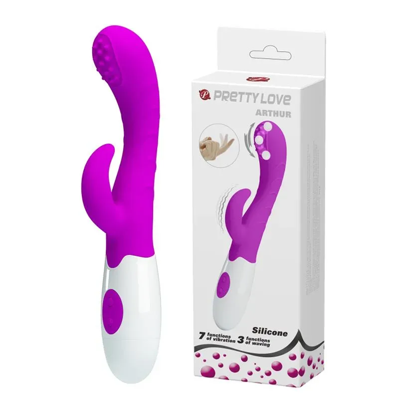 Vibrador Arthur con Movimiento Finger Púrpura – Punto G