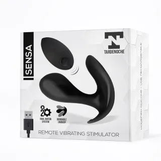 Sensa Estimulador Control Remoto USB SIlicona Líquida Negro