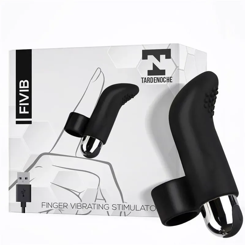 Fivib Estimulador de Dedo USB Silicona Negro – Estimuladores