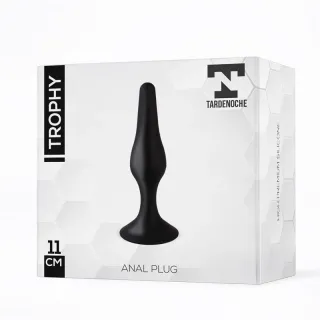 Trophy Plug Anal 11 cm Silicona Negro